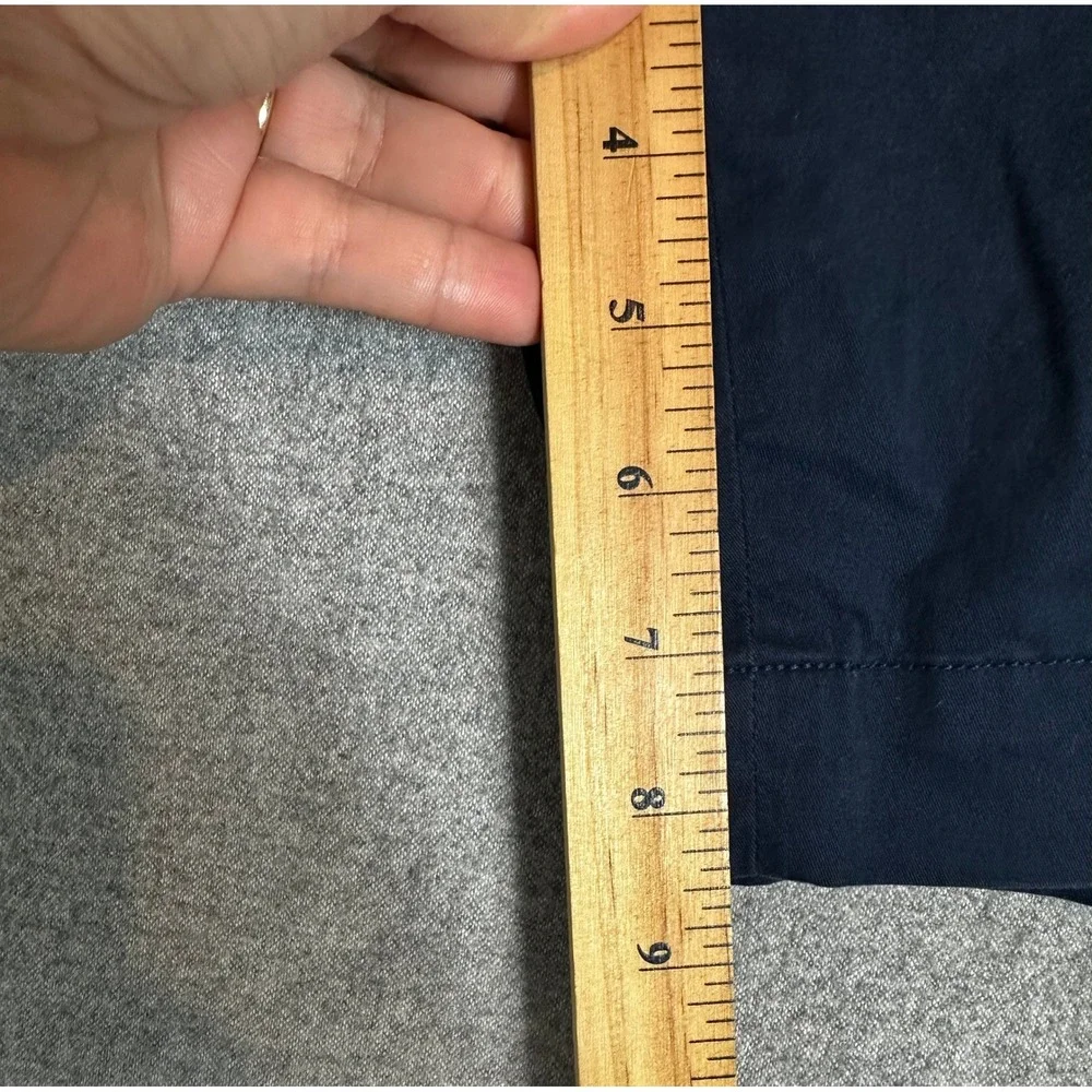 Polo Ralph Lauren Shorts Mens 36 Navy Blue Stretch Classic Fit Chino